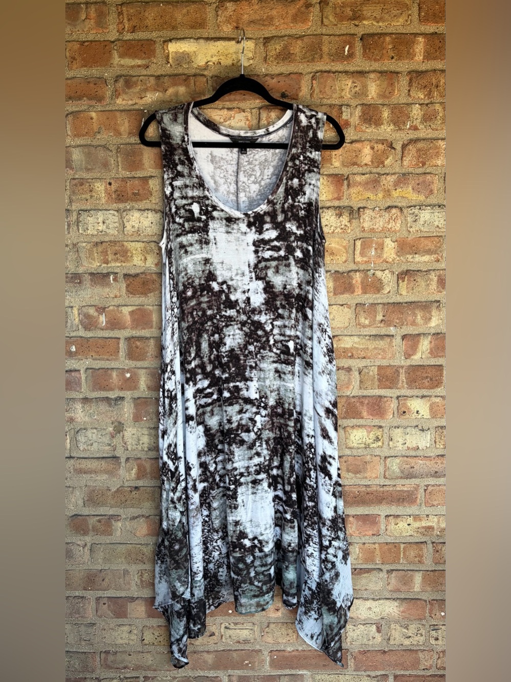 Simply Vera Vera Wang Tie Dye Maxi Sleeveless Dress - Picture 2 of 11